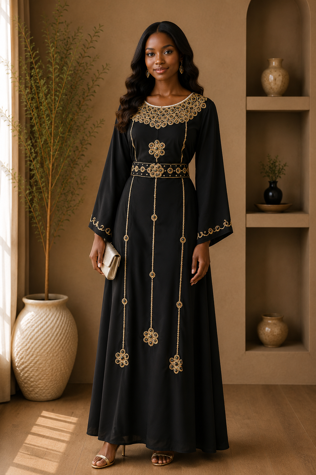 black-gold-medallion-gown