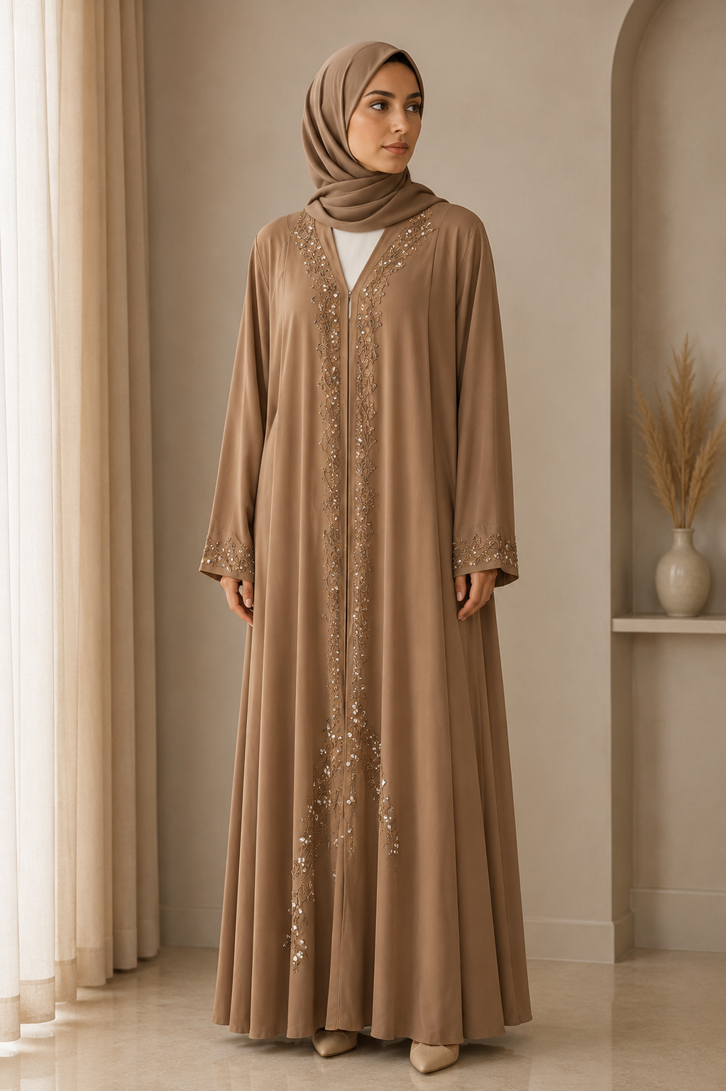 golden-sand-sequined-party-abaya