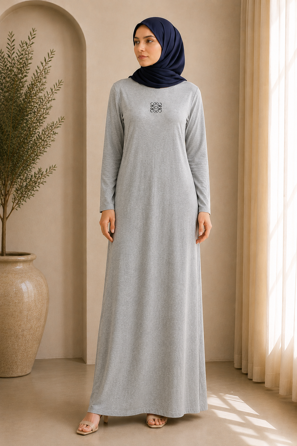 heather-grey-emblem-maxi-dress
