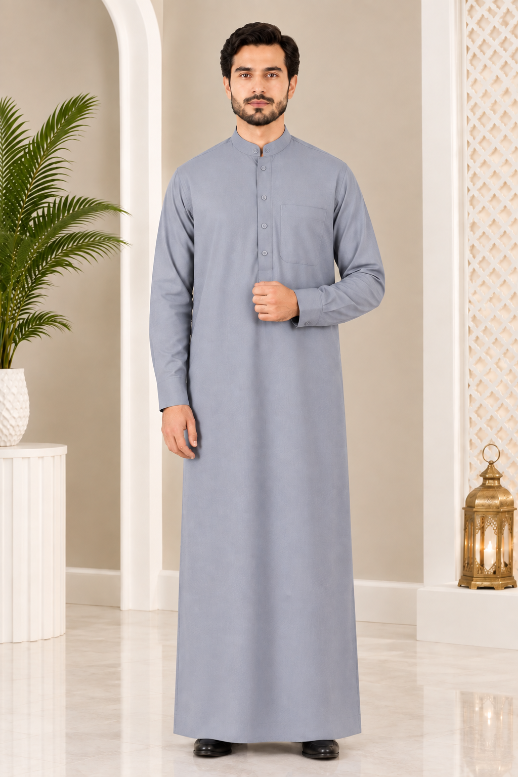 dove-grey-classic-button-down-kurta-set