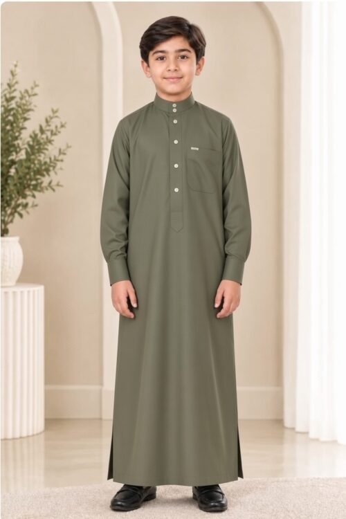 Little Olive Button Down Kameez