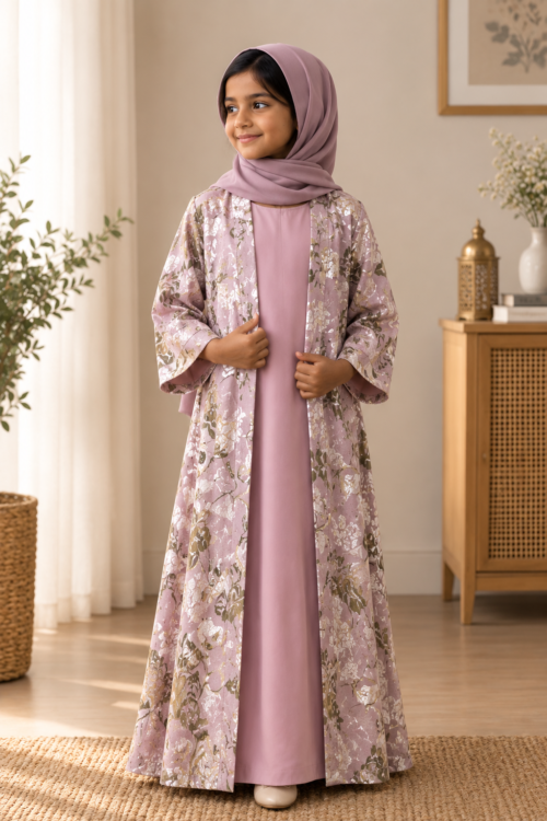 Little Mauve Floral Foil Set
