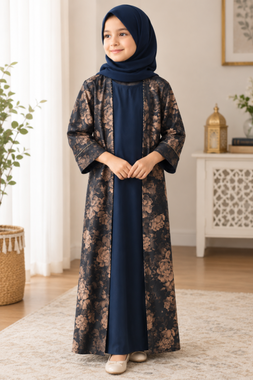 Little Navy Bloom Floral Set