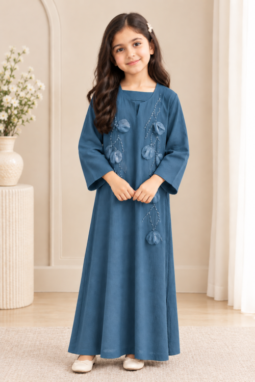 Leaf Applique Dress
