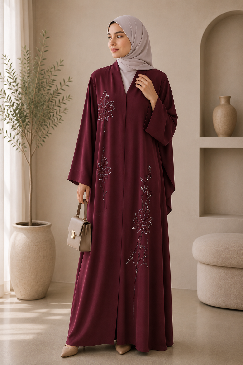 maroon-maple-leaf-abaya