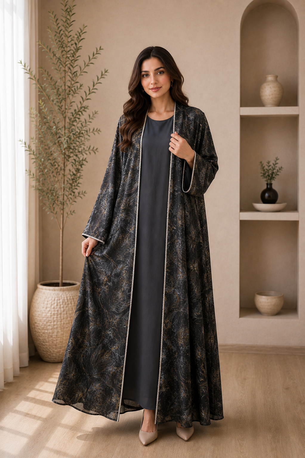 midnight-bloom-two-piece-abaya-set
