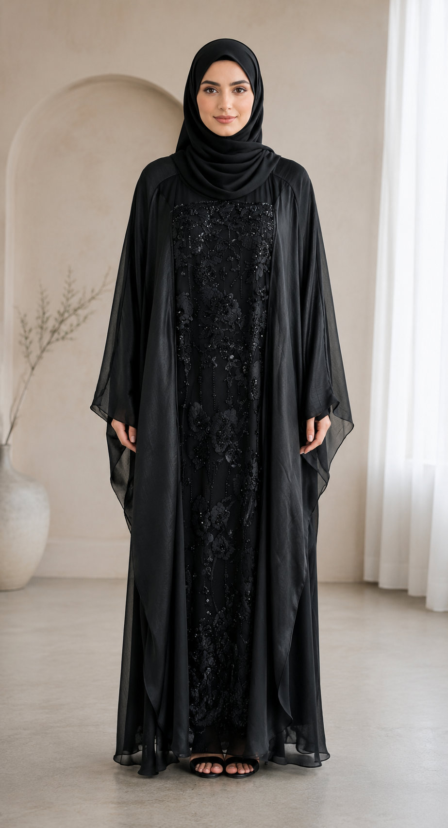 onyx-sequin-front-cape-abaya