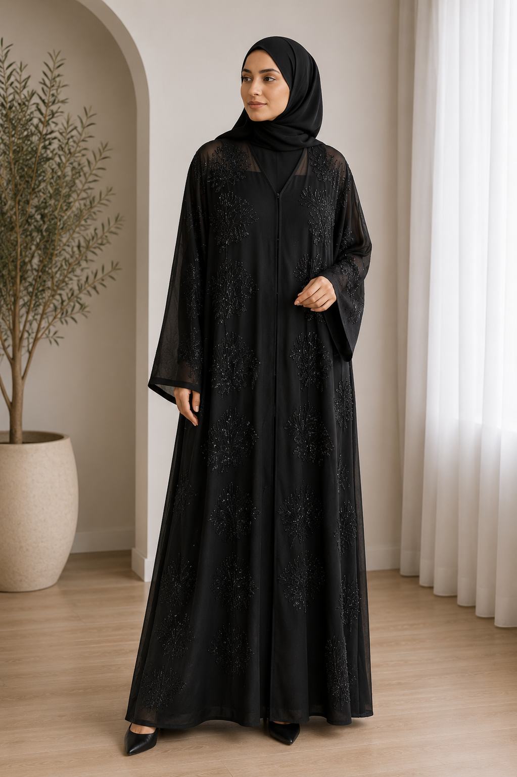onyx-sheer-sparkle-abaya
