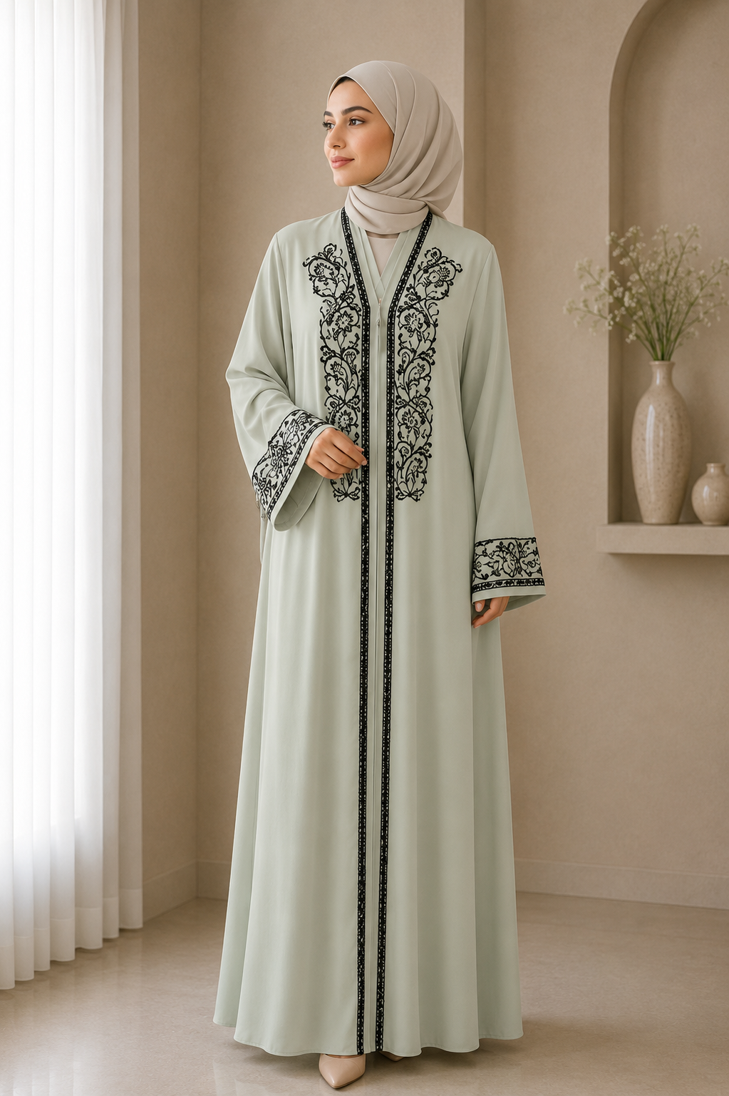 pistachio-turkish-abaya-with-bold-baroque-embroidery