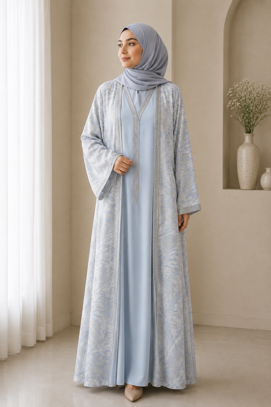 powder-blue-shimmer-gown-set