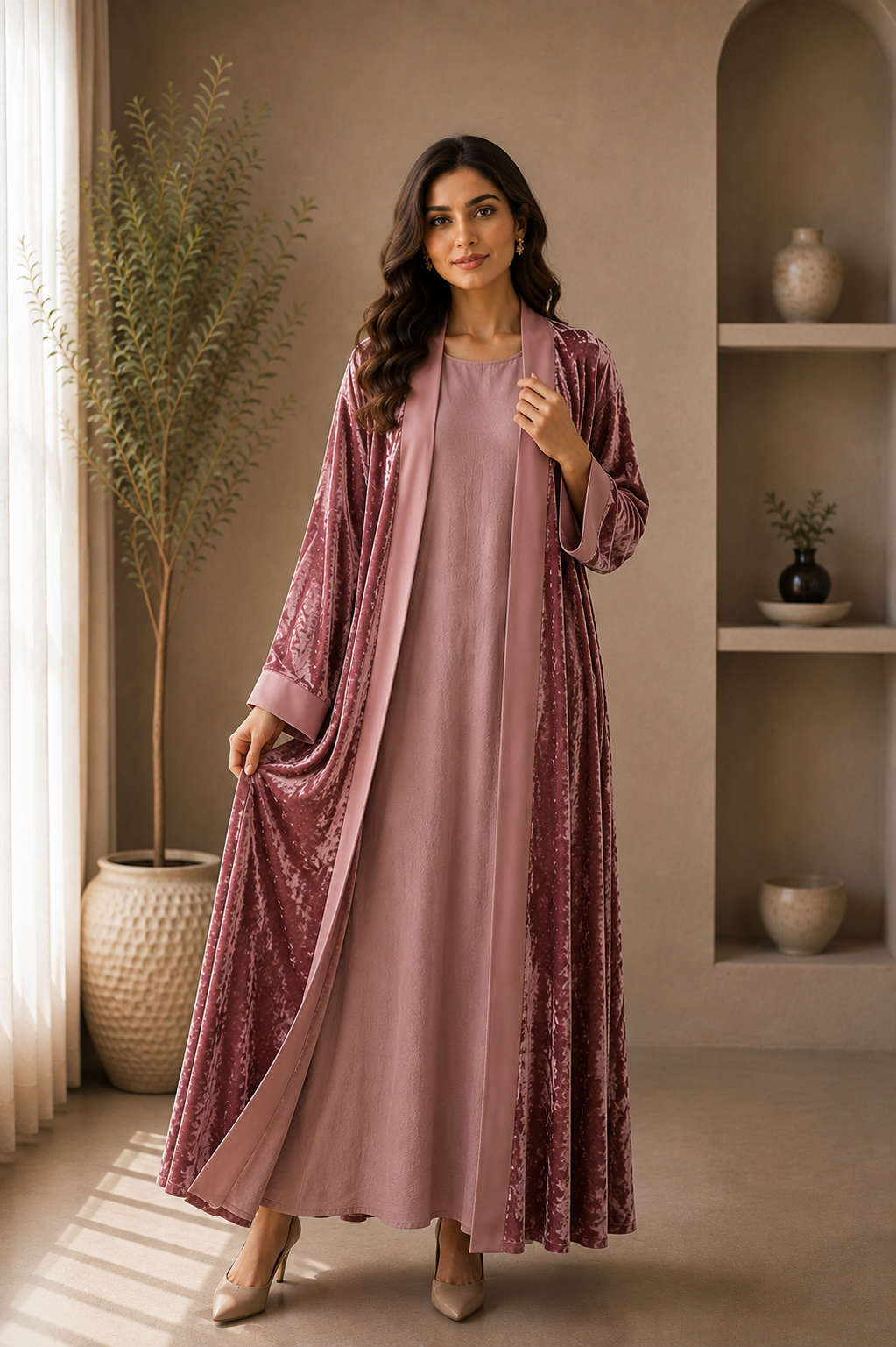rose-velvet-panel-two-piece