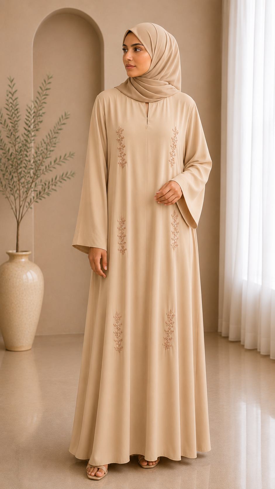 sandstone-leaf-embroidered-abaya