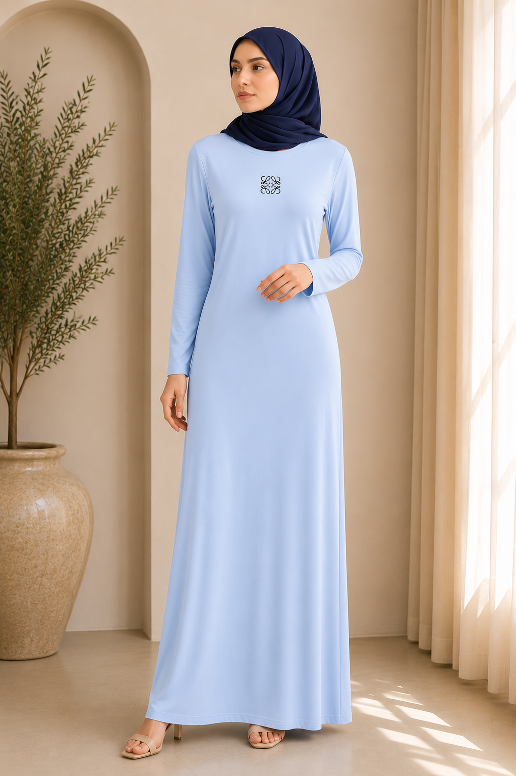sky-blue-emblem-maxi-dress