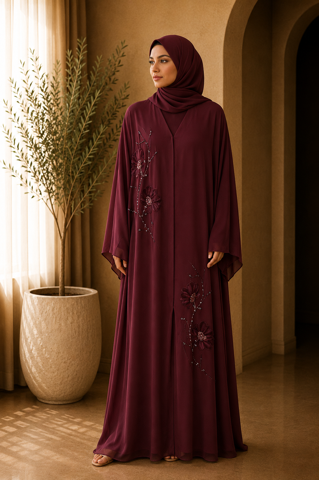 the-burgundy-wildflower-abaya