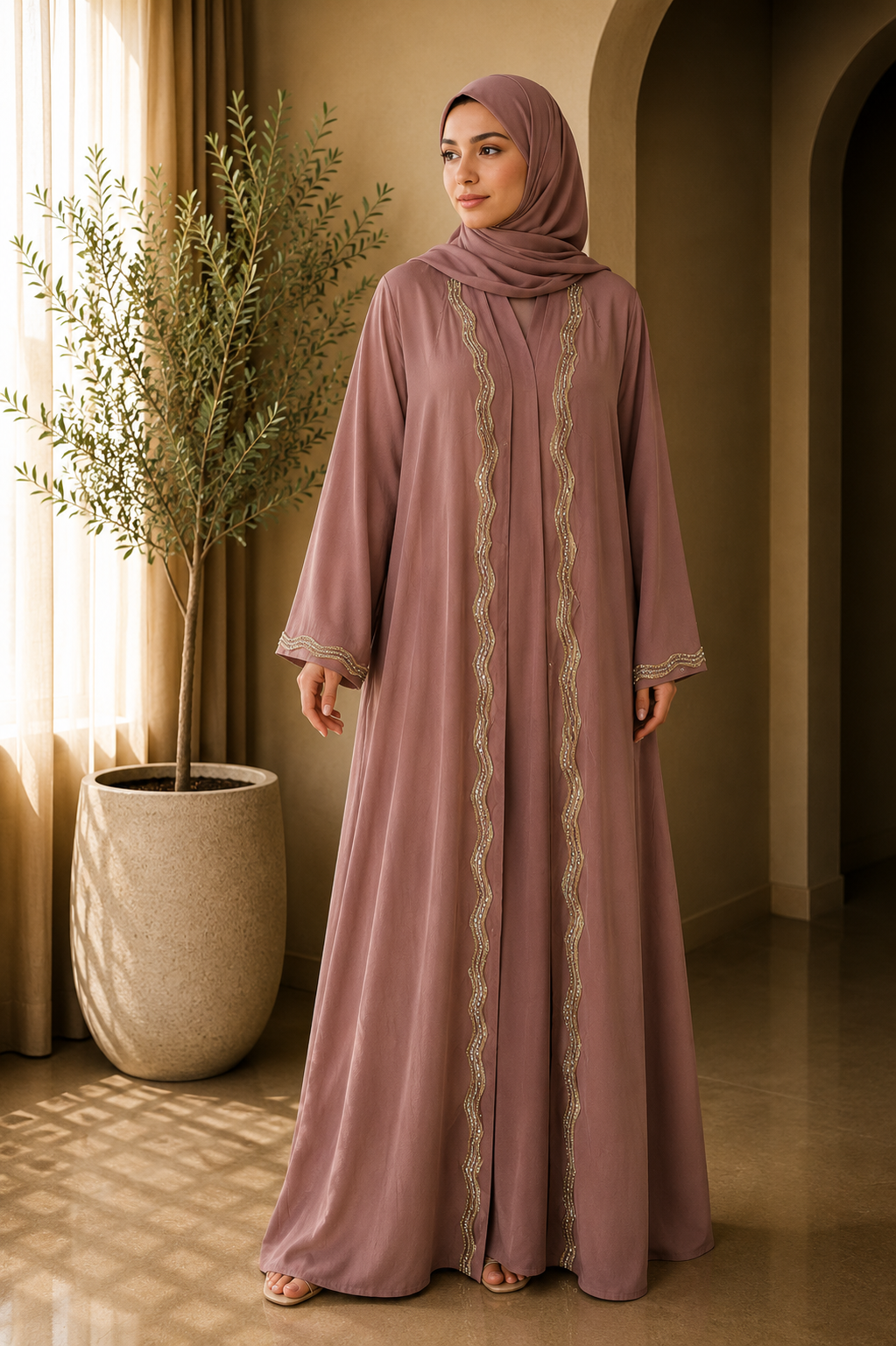 the-blush-cascade-vine-abaya
