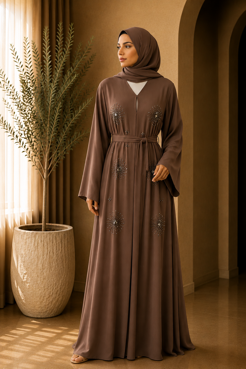 the-mocha-starburst-belted-abaya