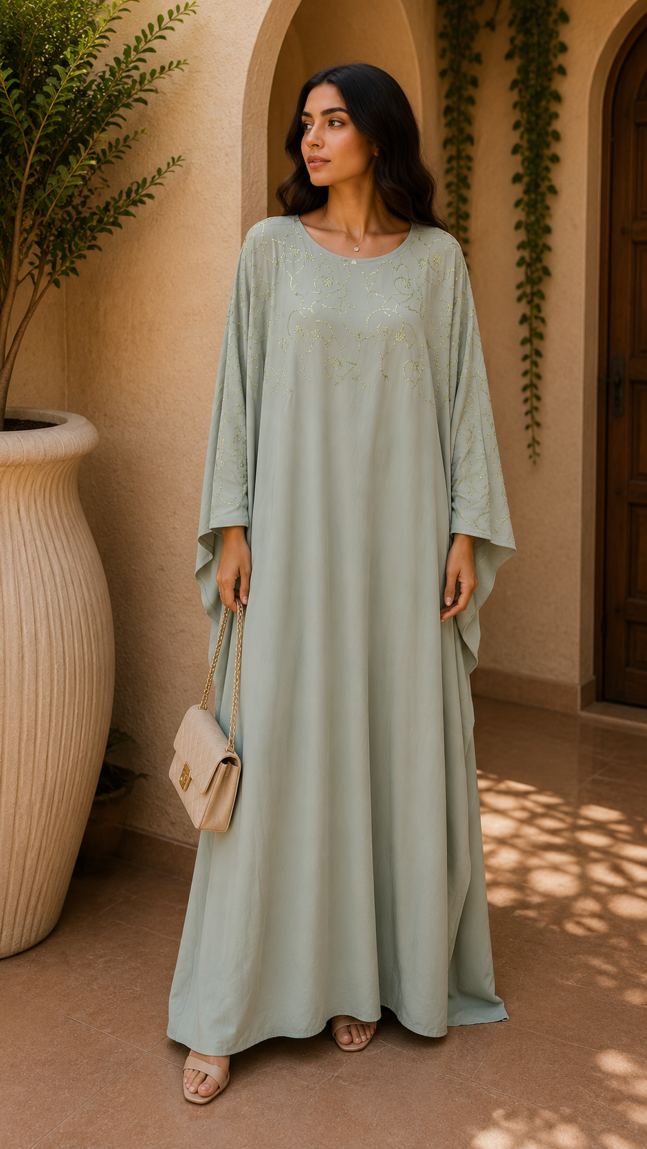 the-sage-scoop-neck-kaftan