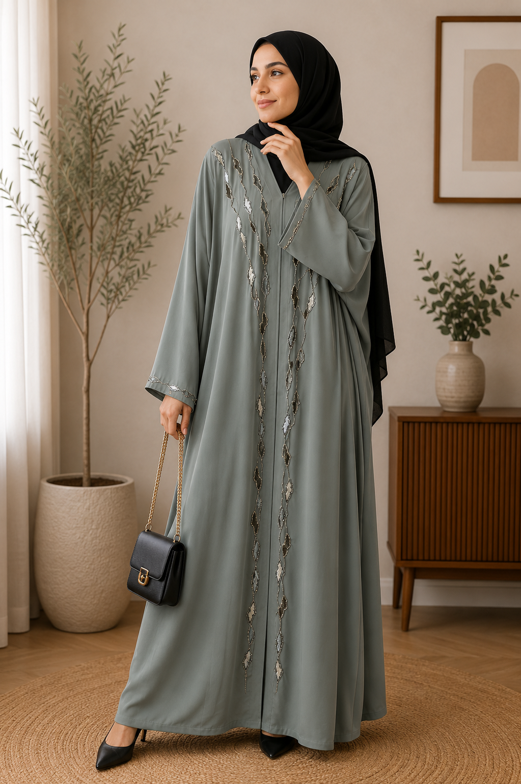 the-sage-sequin-trail-kaftan