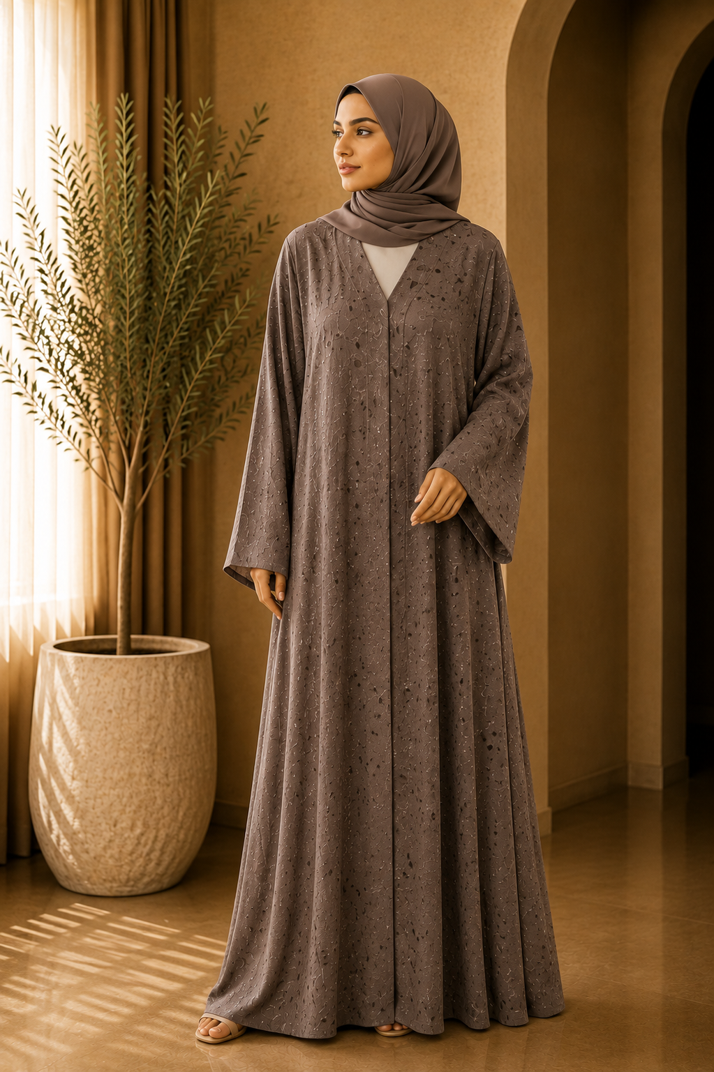 the-taupe-sequin-dust-abaya